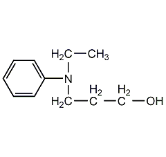 N-乙基-N-(2-羥乙基)苯胺結(jié)構(gòu)式